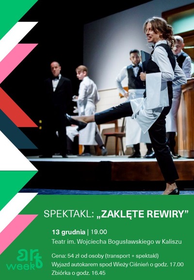Slider - Spektakl: Wyjazd do teatru w Kaliszu na spektakl pt. „Zaklęte rewiry”