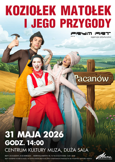 Slider - Spektakl: KOZIOŁEK MATOŁEK I JEGO PRZYGODY – TEATR PRYM ART