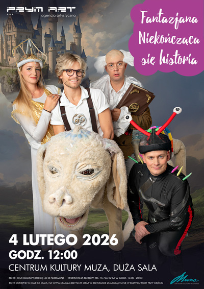 Slider - Spektakl: FANTAZJANA – NIEKOŃCZĄCA SIĘ HISTORIA – TEATR PRYM ART - KATOWICE