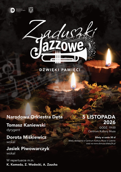 Slider - Koncert: Koncert  DŹWIĘKI PAMIĘCI – ZADUSZKI JAZZOWE Narodowa Orkiestra Dęta