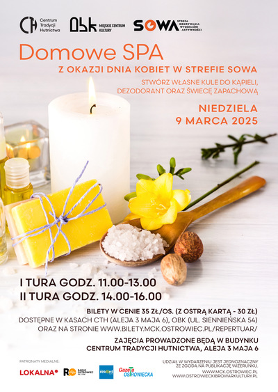 Slider - Wydarzenie: Domowe SPA w Strefie SOWA