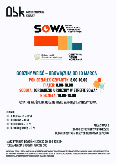 Slider - Wydarzenie: SOWA