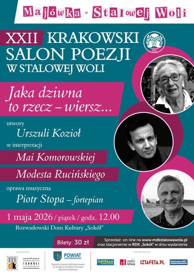 Slider - Spektakl: XXII Krakowski Salon Poezji w Stalowej Woli