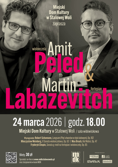Slider - Koncert: Amit Peled & Martin Labazevitch - koncert na wiolonczelę i fortepian