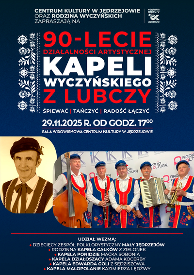 Slider - Koncert: Jubileusz 90-lecia Kapeli Wyczyńskiego z Lubczy