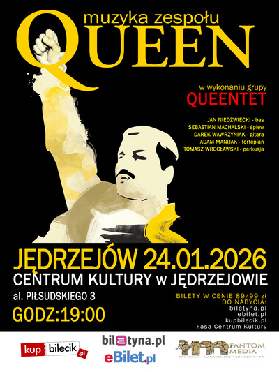 Slider - Koncert: Queentet | Muzyka zespołu Queen w wykonaniu grupy Queentet!