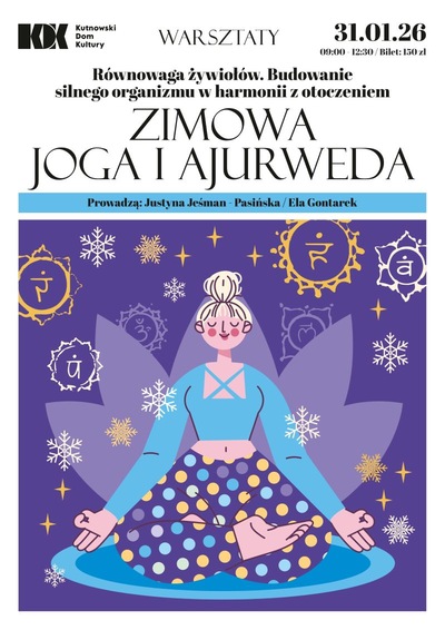 Slider - Wydarzenie: Joga i ajurweda na zimę