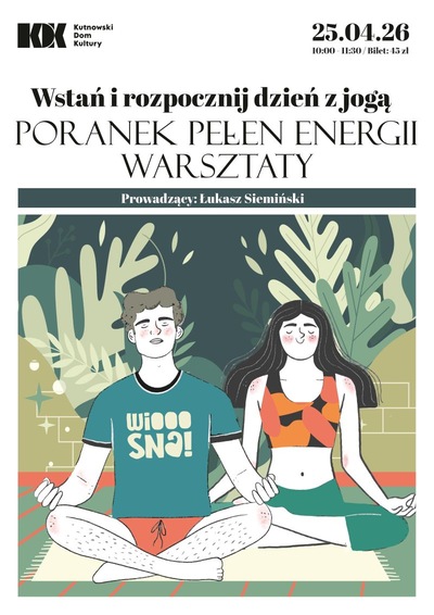 Slider - Wydarzenie: Wstań i rozpocznij dzień z jogą - poranek pełen energii