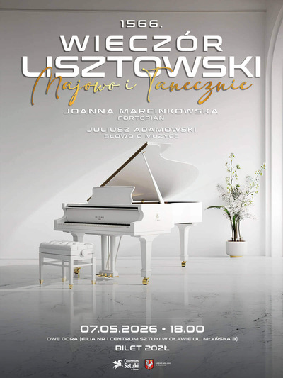 Slider - Koncert: WIECZÓR LISZTOWSKI - MAJOWO I TANECZNIE