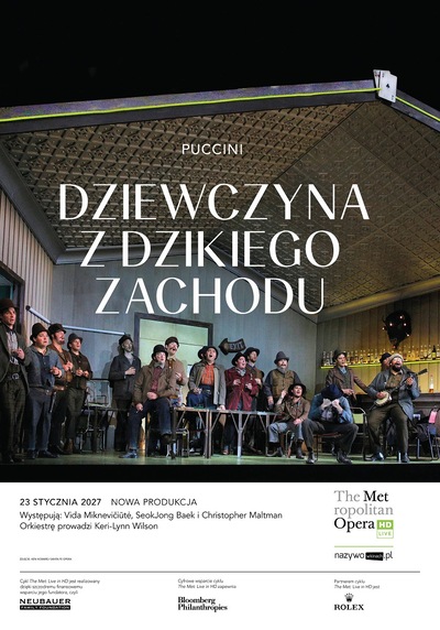 Slider - Opera: MET OPERA: Dziewczyna z Dzikiego Zachodu [sezon 2026-27]