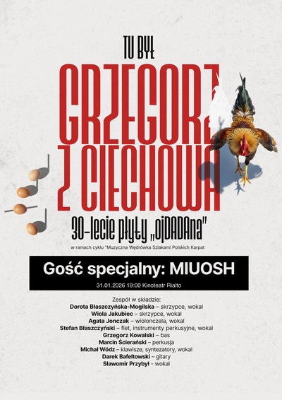 Slider - Koncert: Koncert "Tu był Grzegorz z Ciechowa" - 30-lecie albumu „ojDADAna”