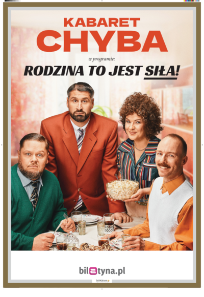 Slider - Wydarzenie: Kabaret "Chyba" w programie "Rodzina to jest siła" 2026