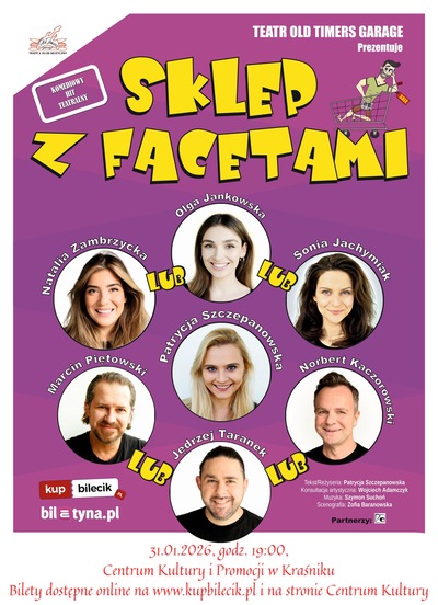 Slider - Spektakl: Spektakl "Sklep z facetami"