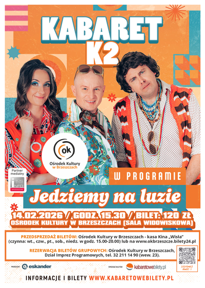 Slider - Wydarzenie: Kabaret K2 w programie "Jedziemy na luzie"
