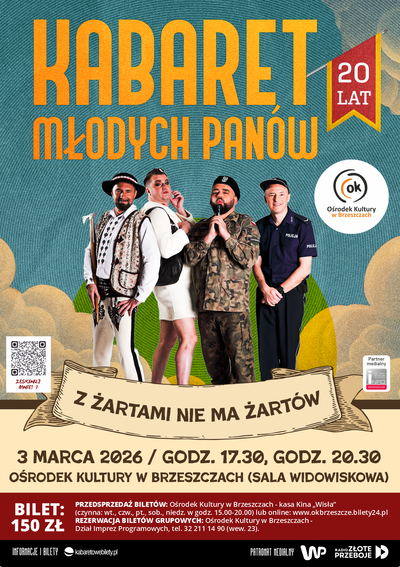 Slider - Wydarzenie: Kabaret Młodych Panów - Z Żartami Nie Ma Żartów