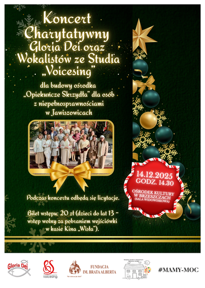 Slider - Koncert: Koncert Charytatywny Gloria Dei oraz Wokalistów ze studia „Voicesing”