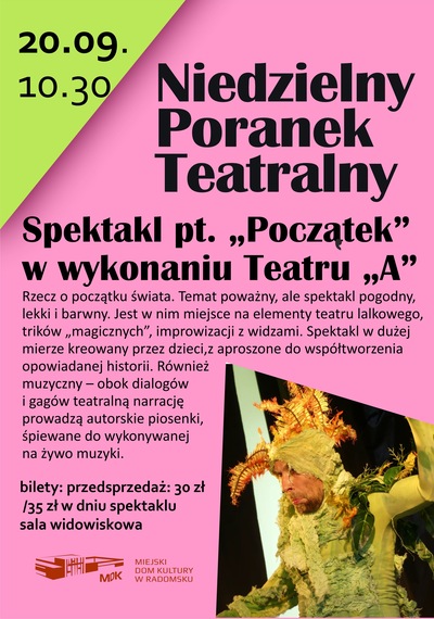 Slider - Spektakl: POCZĄTEK