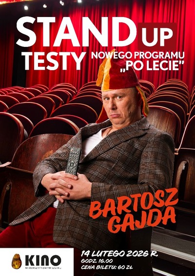 Slider - Wydarzenie: Stand Up PO LECIE - Bartosz Gajda 