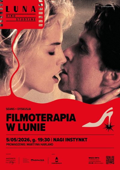 Slider - Film: FILMOTERAPIA W LUNIE | Nagi instynkt | seans + rozmowa Martyny Harland