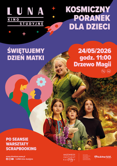 Slider - Film: KOSMICZNY PORANEK | Drzewo magii | seans + warsztaty scrapbooking