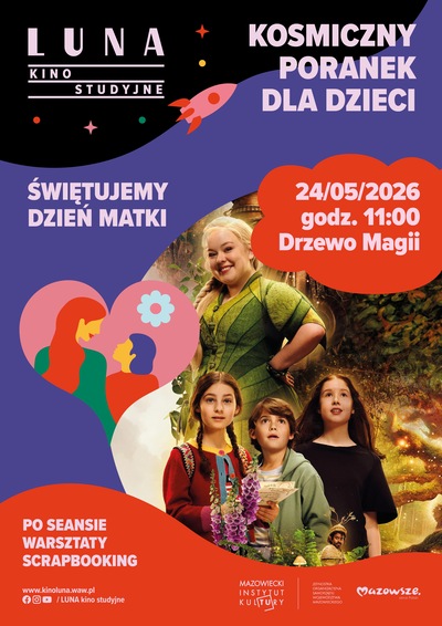 Slider - Film: KOSMICZNY PORANEK | Drzewo magii | seans + warsztaty scrapbooking