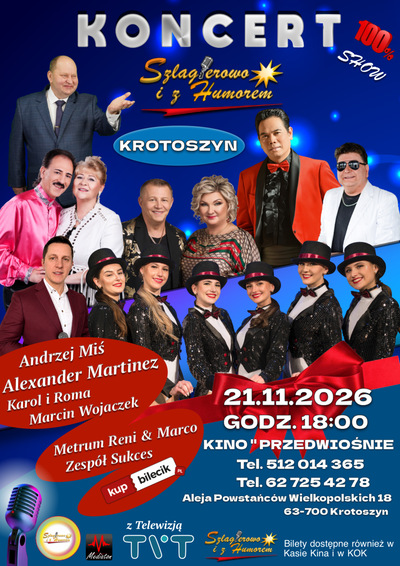 Slider - Koncert: Koncert Śląskich Gwiazd 'Szlagierowo i z Humorem'