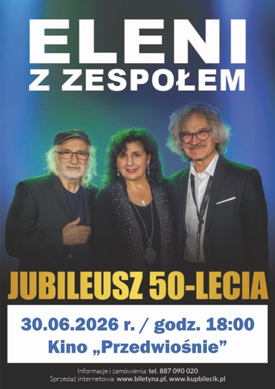 Slider - Koncert: Koncert Eleni z Zespołem - Jubileusz 50-lecia!