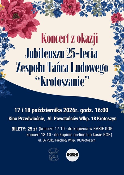 Slider - Koncert: 25 lat Zespołu Tańca Ludowego „Krotoszanie”