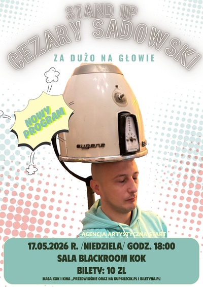 Slider - Wydarzenie: Cezary Sadowski stand-up: "Za dużo na głowie"