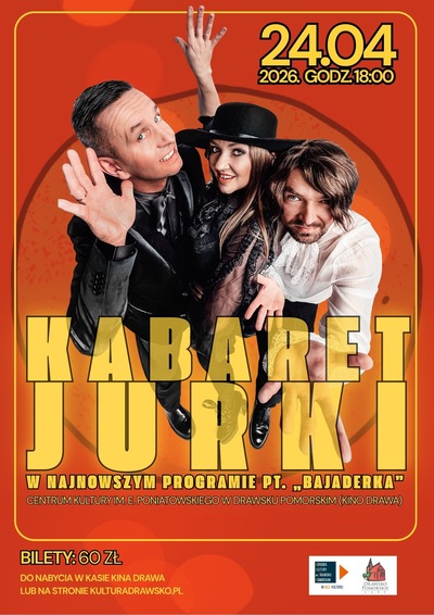 Slider - Wydarzenie: KABARET JURKI - „Bajaderka”