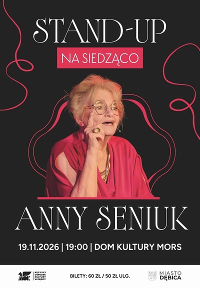 Slider - Spektakl: Stand-up na siedząco Anny Seniuk