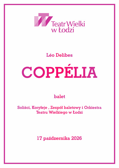 Slider - Balet: COPPELIA - II PRZEDSTAWIENIE