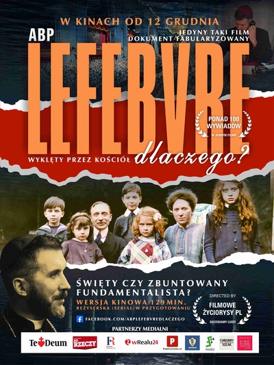 Slider - Film: Abp Lefebvre-dlaczego? | poznańska premiera | po seansie spotkanie z twórcami i panel dyskusyjny