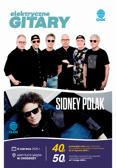 Slider - Koncert: SIDNEY POLAK | ELEKTRYCZNE GITARY - KONCERT NA POWITANIE LATA