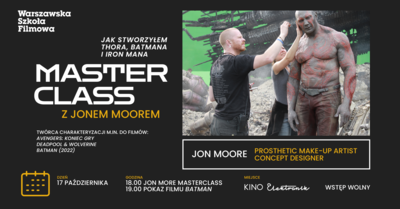 Slider - Film: Za kulisami DC i Marvela. Mastreclass z Jonem Moorem