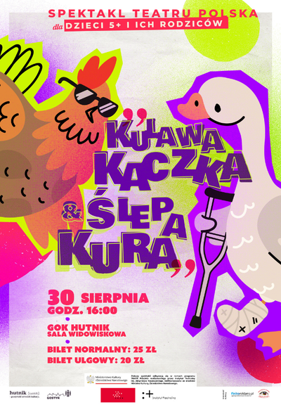 Slider - Spektakl: Teatr Polska 2026: Kulawa kaczka i ślepa kura