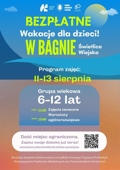 Zajęcia: BAGNO - WAKACJE 11.08.2025 - 13.08.2025