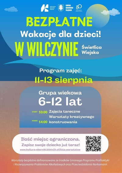 Zajęcia: WILCZYN - WAKACJE 11.08.2025 - 13.08.2025