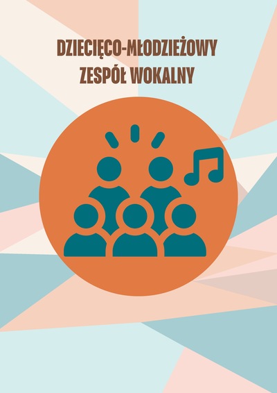 Grafika - plakat zespół wokalny