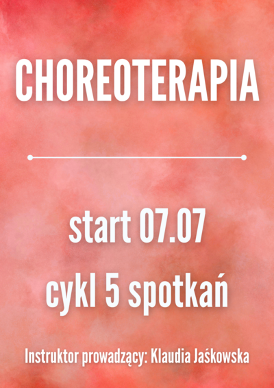 Zajęcia: Choreoterapia