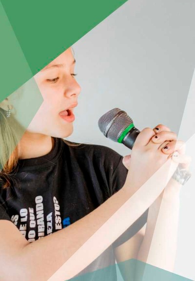 Grafika reklamowa/zdjęcie - zajęcia wokalne wtorki