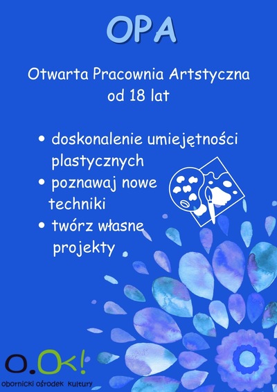 OTWARTA PRACOWNIA ARTYSTYCZNA od 18 lat