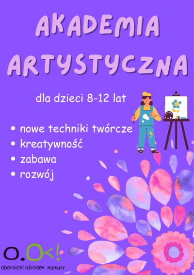 AKADEMIA ARTYSTYCZNA 8-12 lat