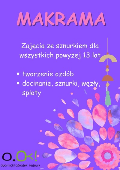 MAKRAMA od 13 lat