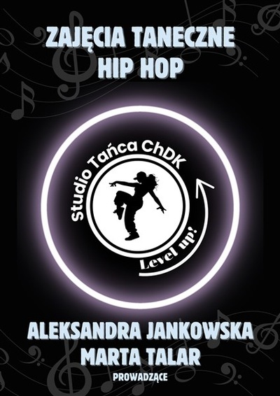 Grafika zajęć tanecznych w Studiu Tańca ChDK &amp;quot;Level up!&amp;quot;