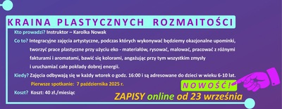 KRAINA PLASTYCZNYCH ROZMAITOŚCI