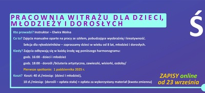 PRACOWNIA WITRAŻU DLA DOROSŁYCH