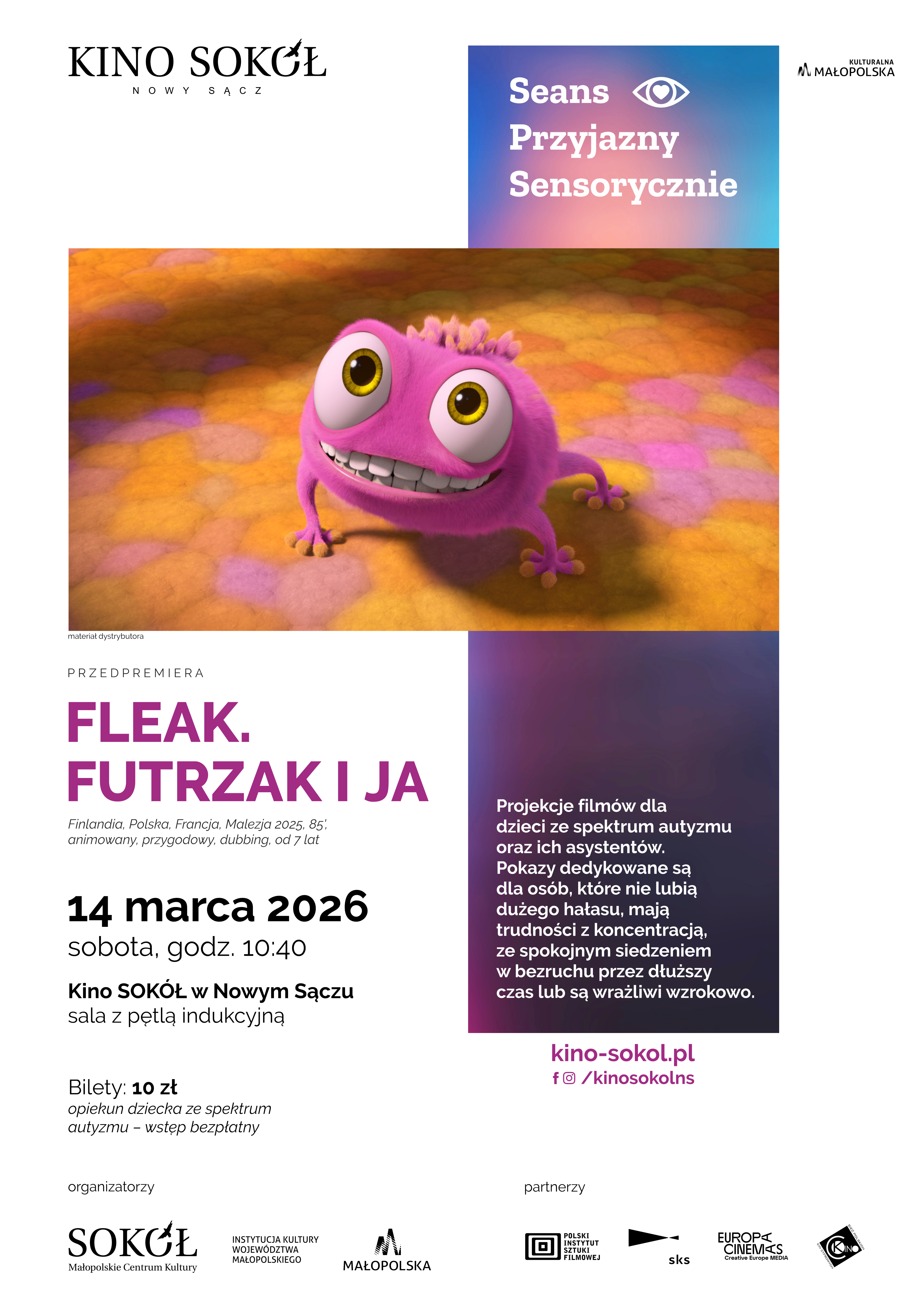 FLEAK. FUTRZAK I JA - dubbing - Seans Przyjazny Sensorycznie 