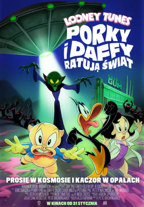 Plakat do wydarzenia: Looney Tunes: Porky i Daffy ratują świat