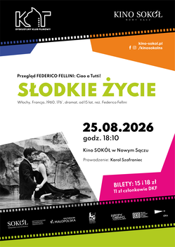 OSIEM I PÓŁ - przegląd FEDERICO FELLINI: ciao a tutti! - DKF KOT